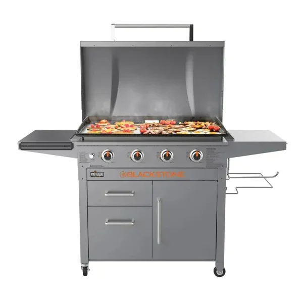 Blackstone ProSeries 4-Burner 36-Inch Griddle Cooking Station With Hood